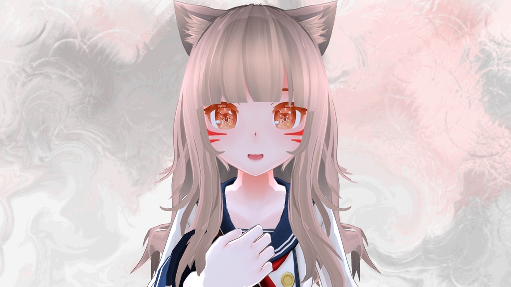 瞳用テクスチャ素材 Blossom eyes + Red Face Paint