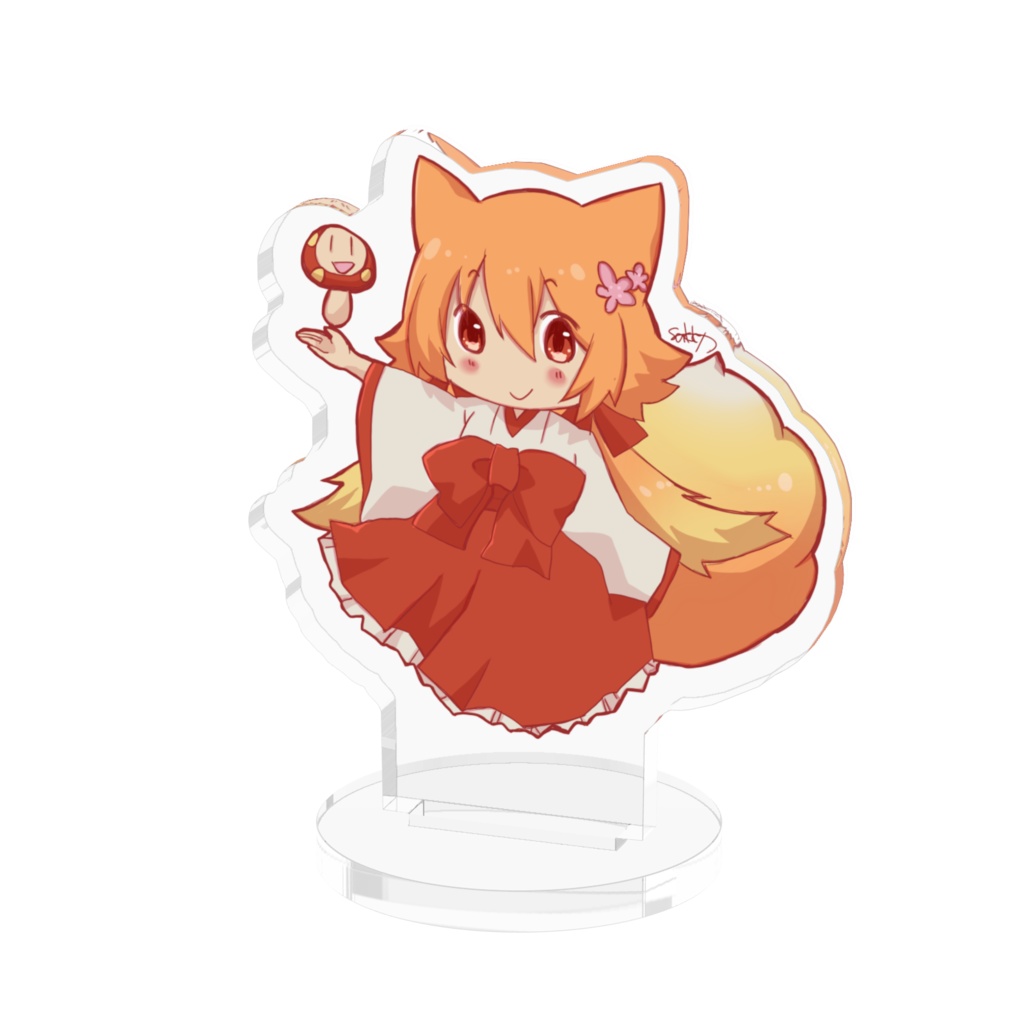 きつねみこアクリルフィギュア