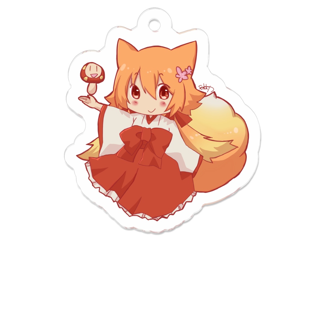 きつねみこアクキー