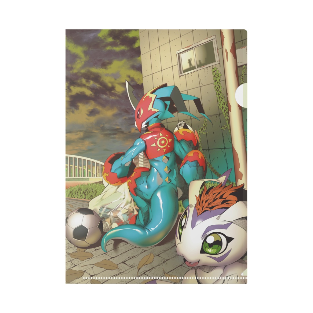 フレイドラモン＆ゴマモン　A4クリアファイル　※一定の販売数に達し次第、販売終了