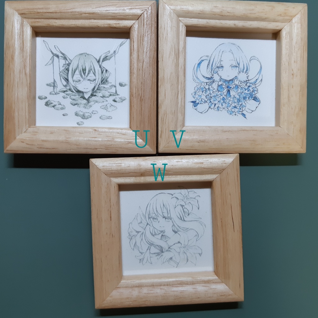 ミニ原画「Harbal letter」