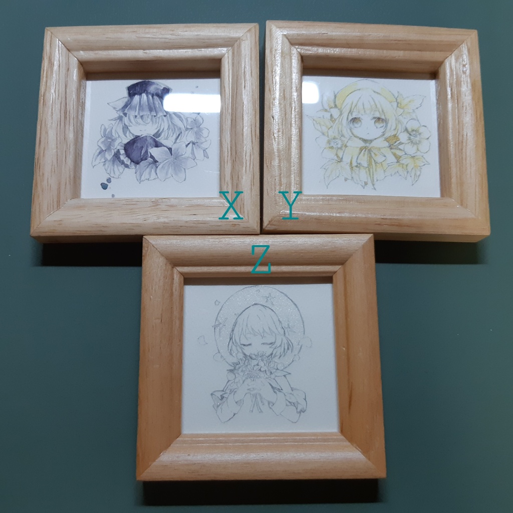 ミニ原画「Harbal letter」