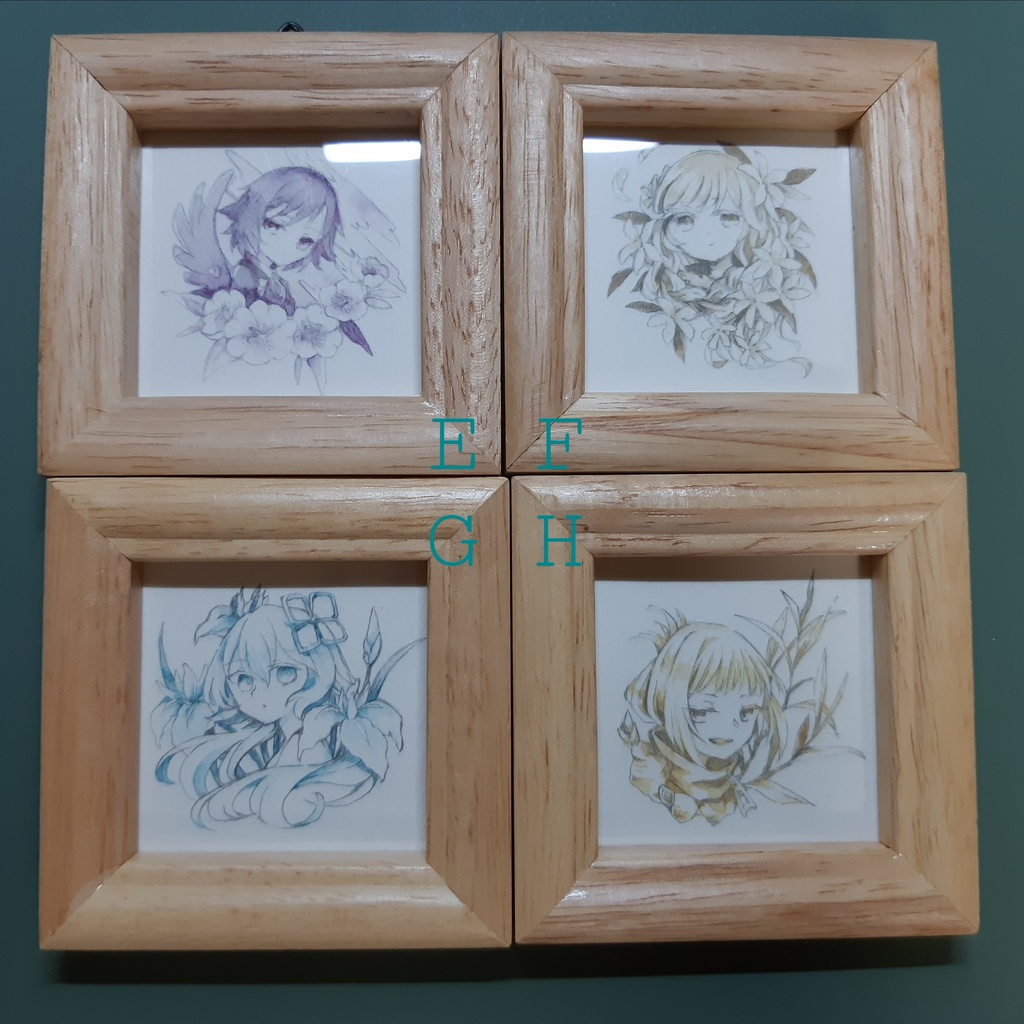 ミニ原画「Harbal letter」