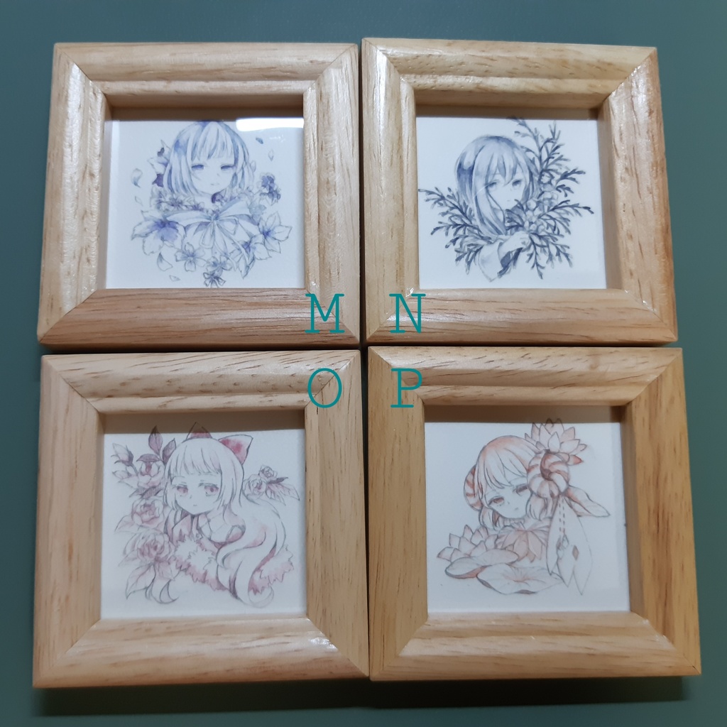 ミニ原画「Harbal letter」