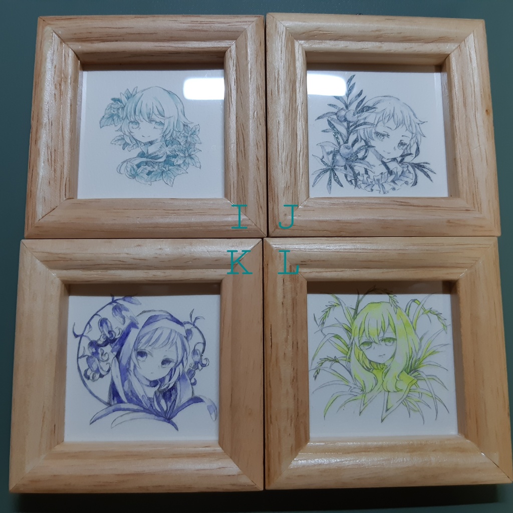 ミニ原画「Harbal letter」