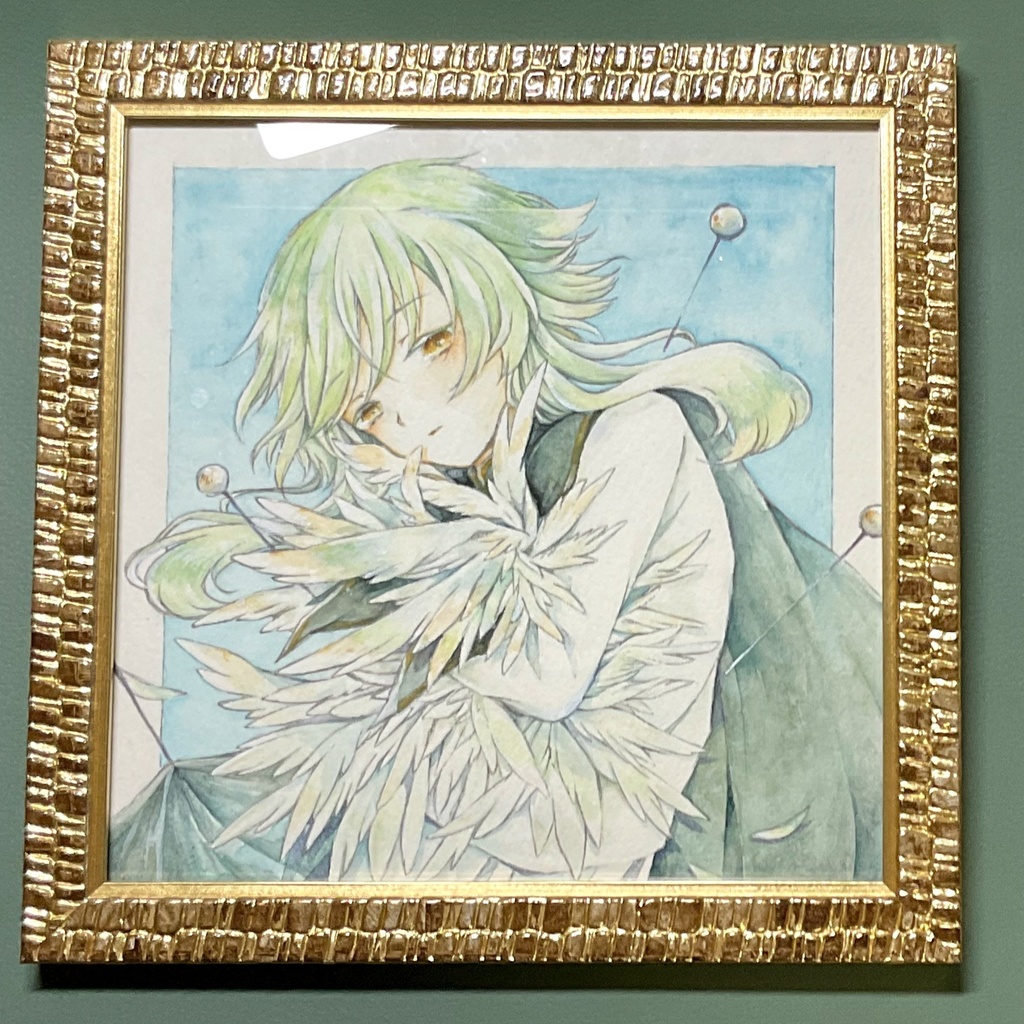 額装原画「展翅」