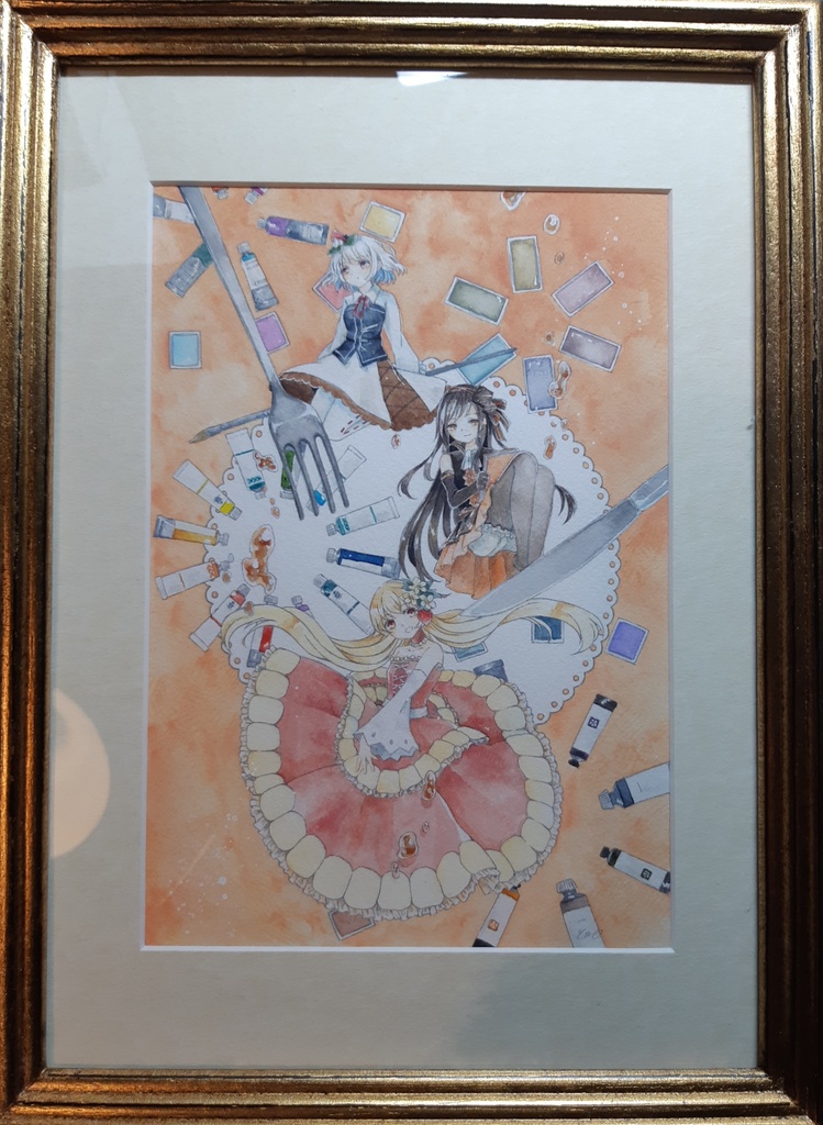 額装原画「創彩アラカルト」