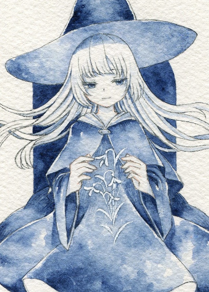 額装原画「まじなう」