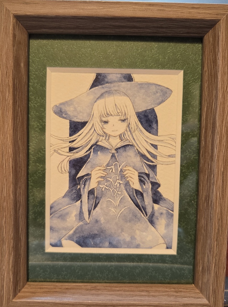 額装原画「まじなう」