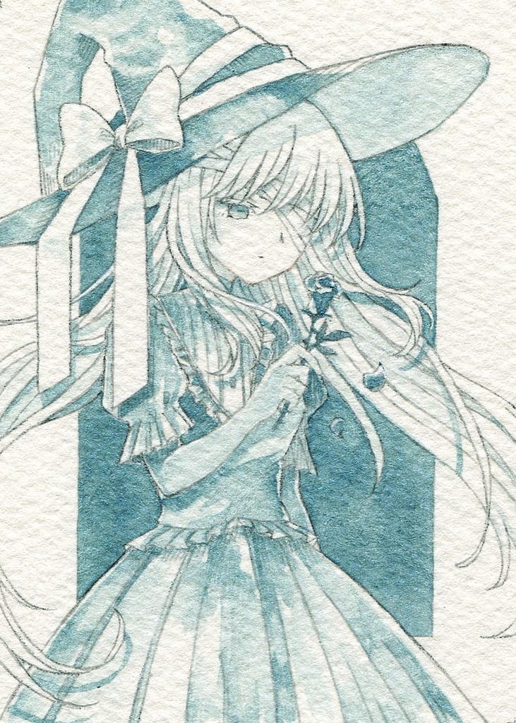 額装原画「わずらう」