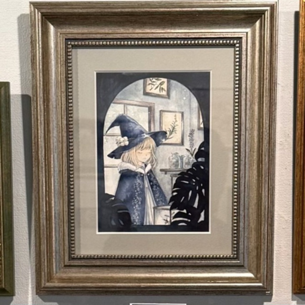 額装原画「冬の魔女」