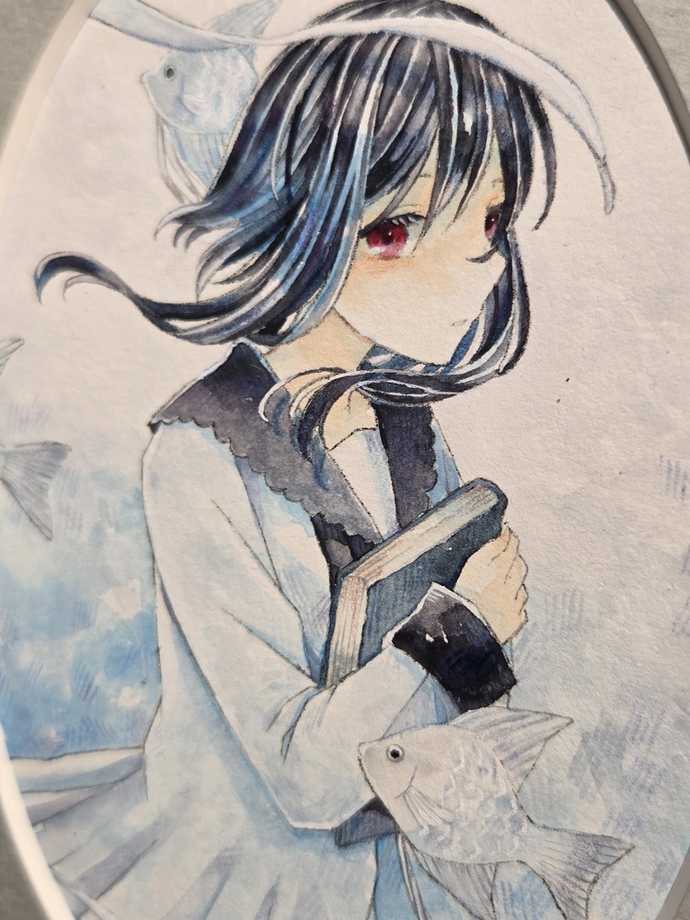 額装原画「透明な輪郭」