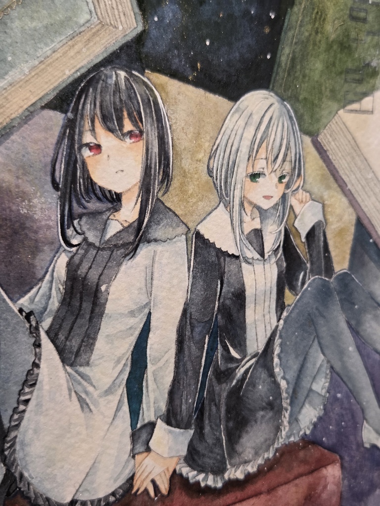 額装原画「iの箱庭」