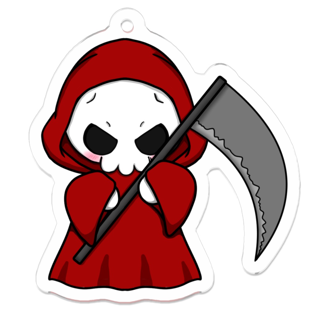 鎌持ち死神くん　作画・翡翠 紫兎さん