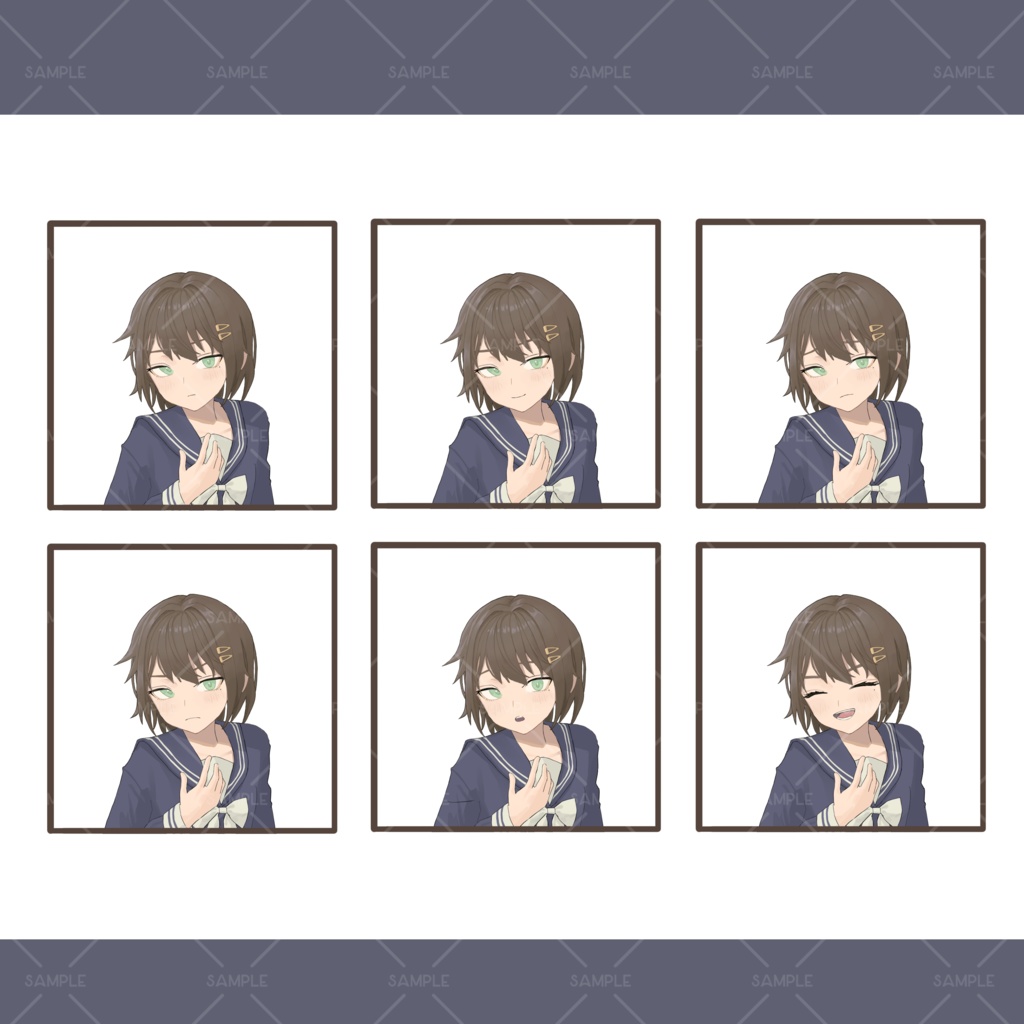 立ち絵素材05 女子高生