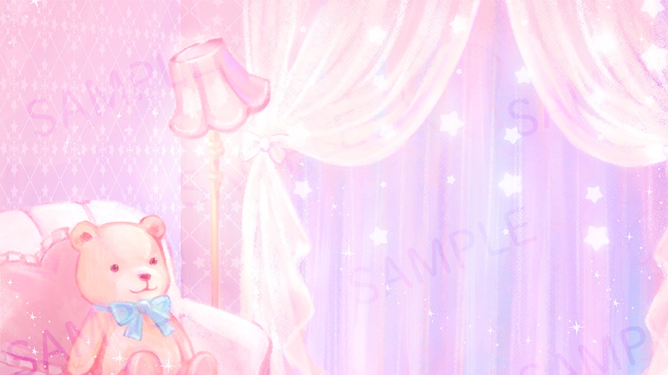 ゆめかわ背景【配信差分つき】