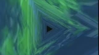 緑と青の万華鏡