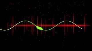 赤い雨と緑と赤の波形