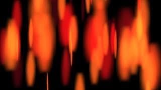 オレンジと赤の浮遊物