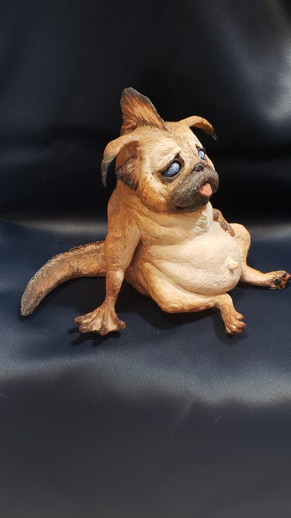 ガレージキット:パグ魚大(組み立て・塗装済)