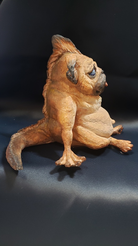 ガレージキット:パグ魚大(組み立て・塗装済)