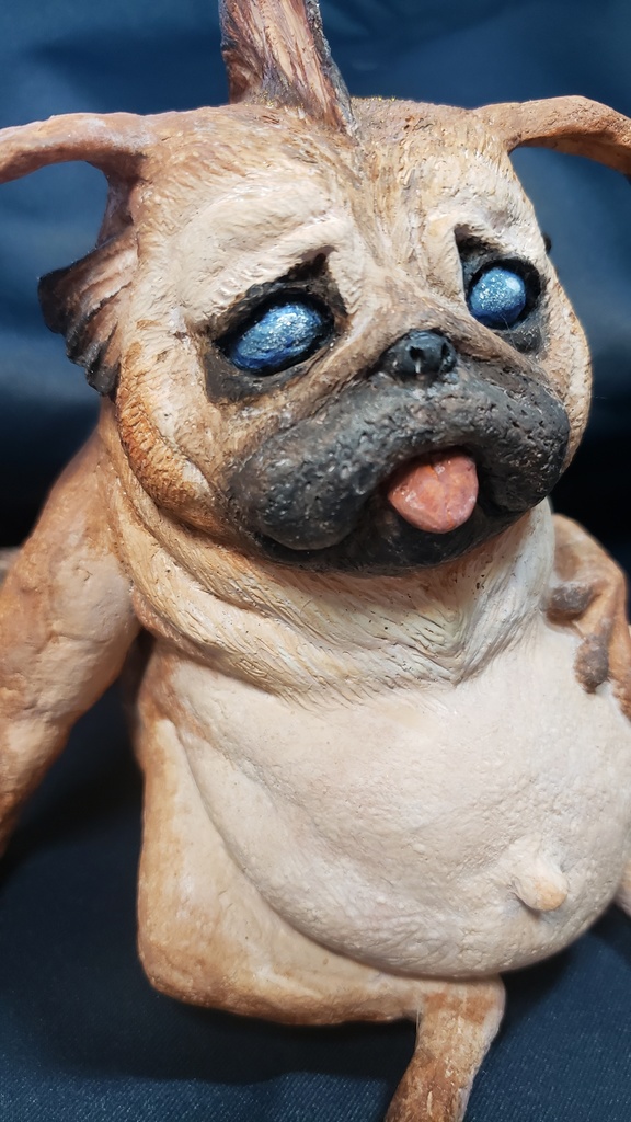 ガレージキット:パグ魚大(組み立て・塗装済)