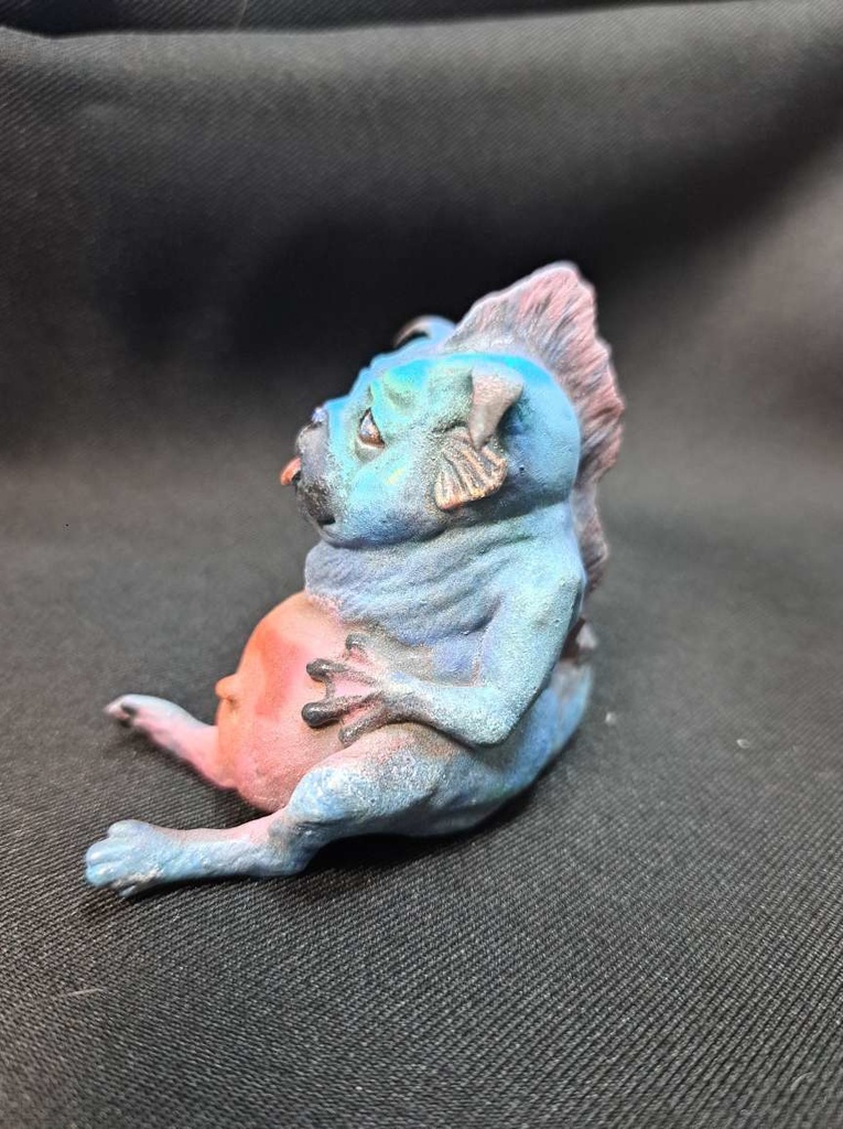 ミニパグ魚(塗装済・青A)