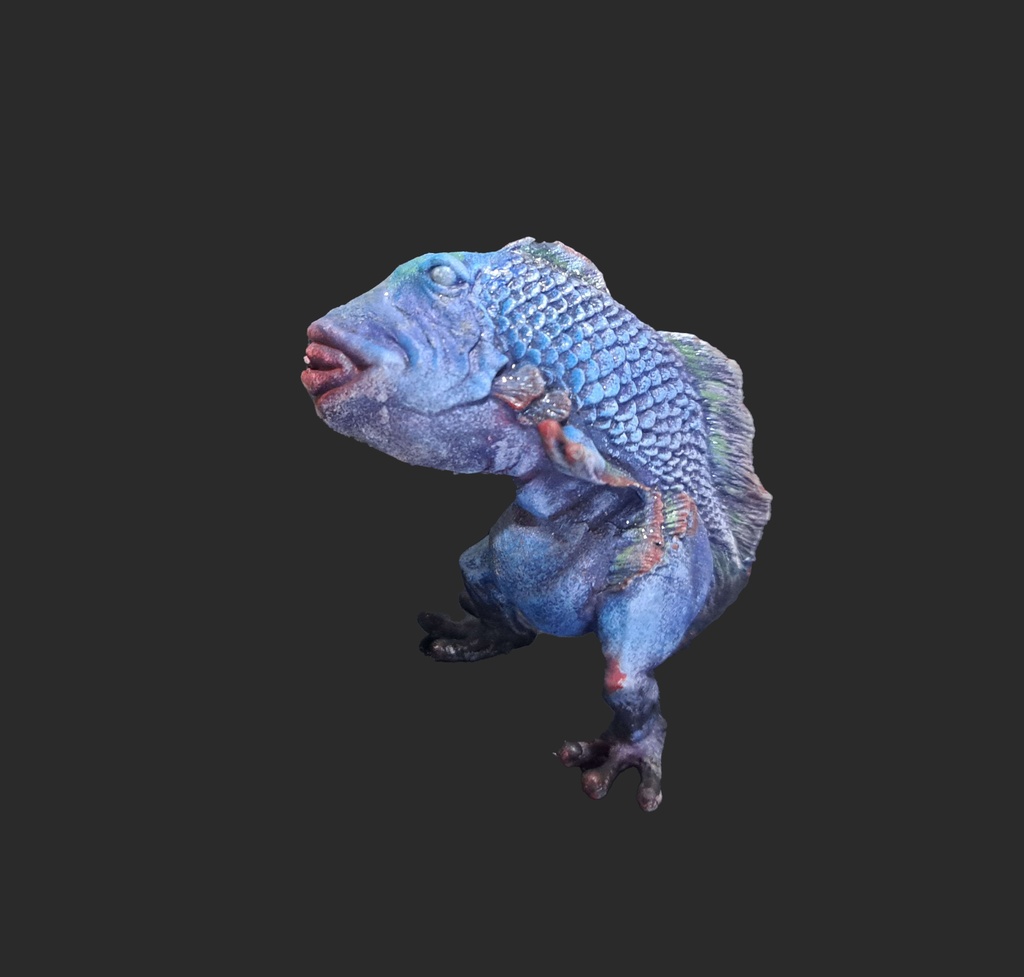 ミニおさかなもん(塗装済・青A)