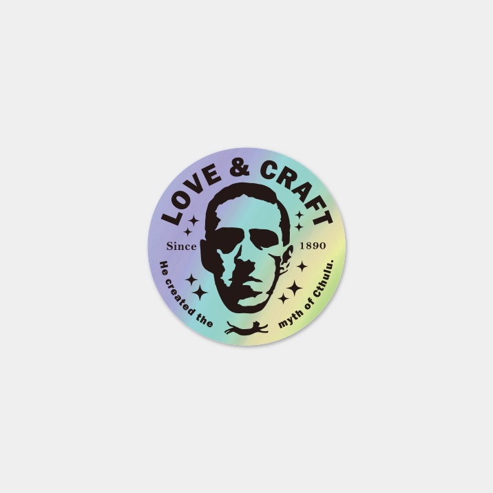 名状しがたいステッカー『LOVE＆CRAFT』