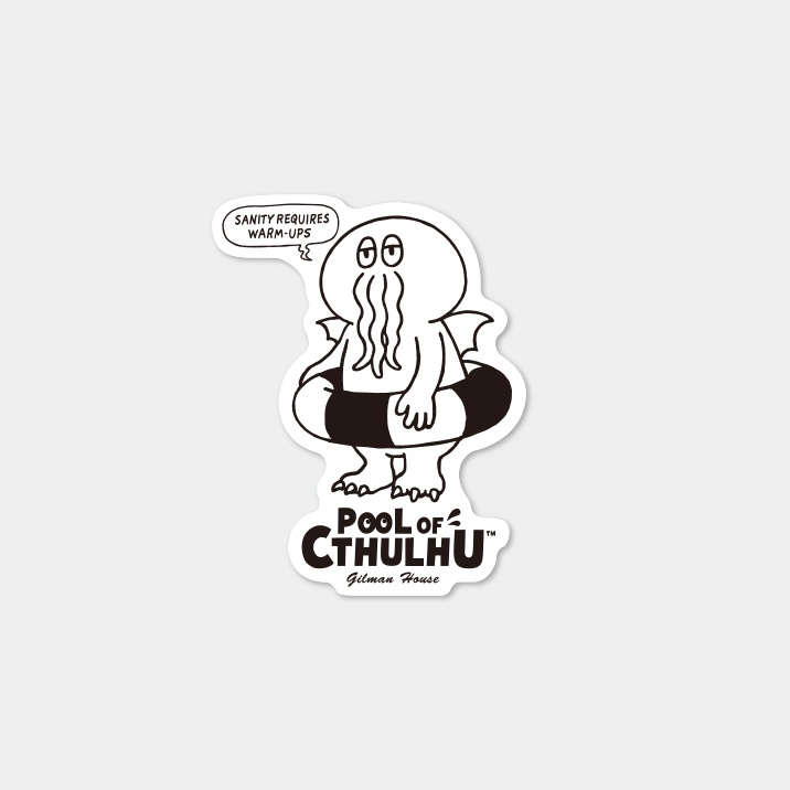 名状しがたいステッカー『プール オブ クトゥルフ』