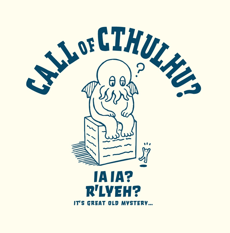 Tシャツ『何も知らないクトゥルフ様』