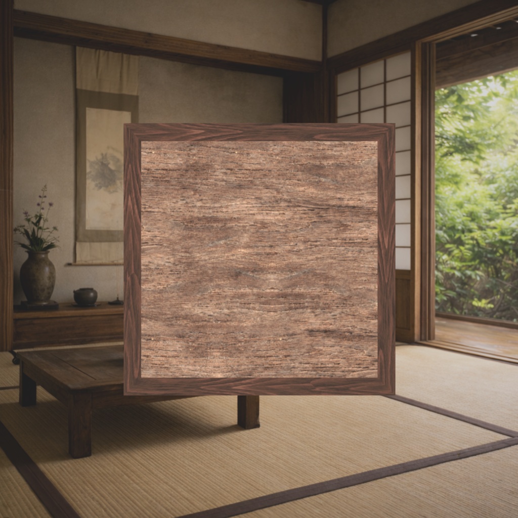 書道アート「食欲」 3Dアセット