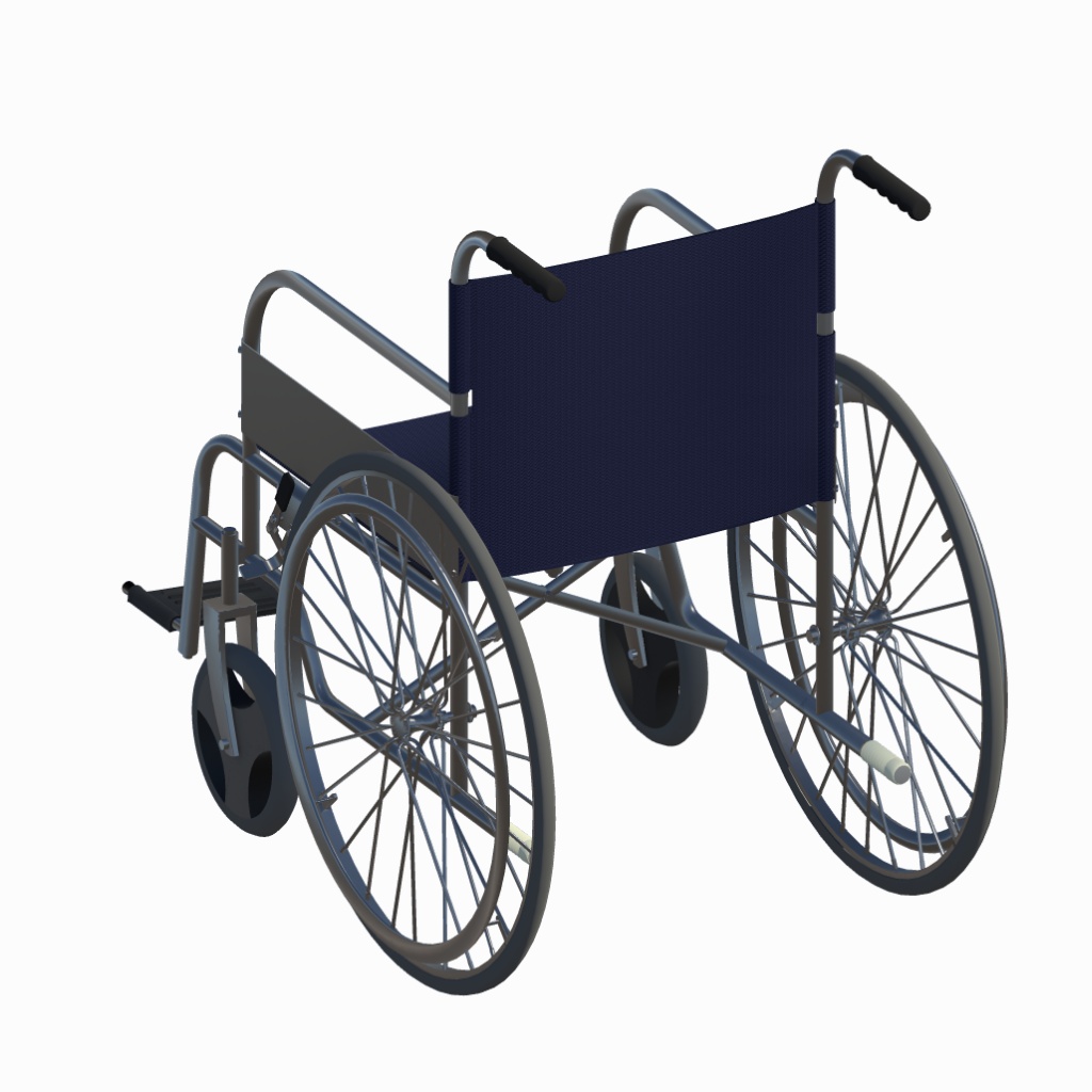 車椅子 3Dモデル
