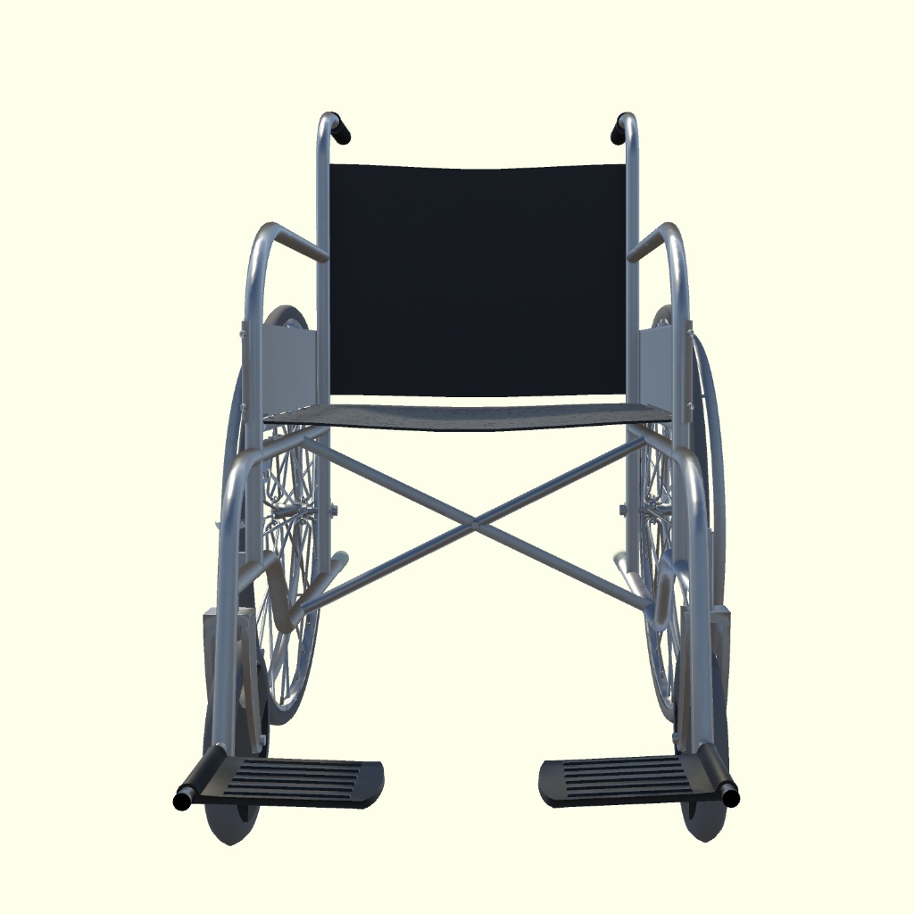 車椅子 3Dモデル
