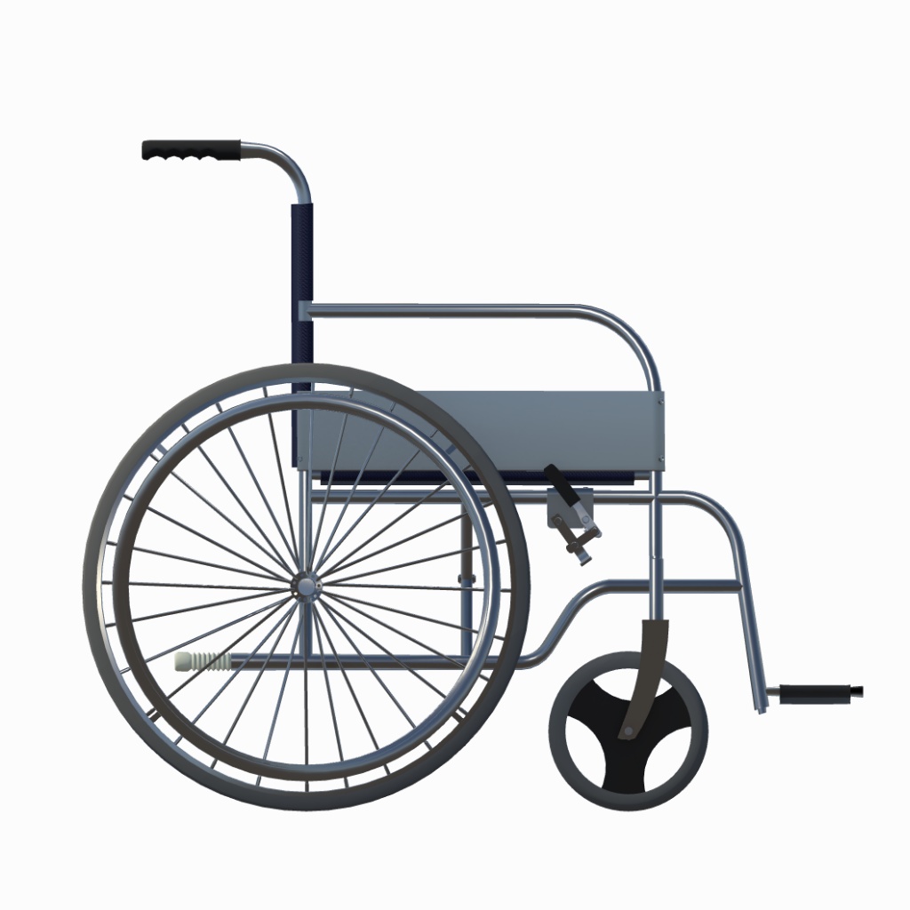 車椅子 3Dモデル