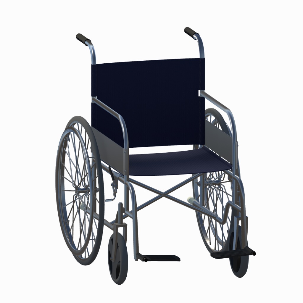 車椅子 3Dモデル