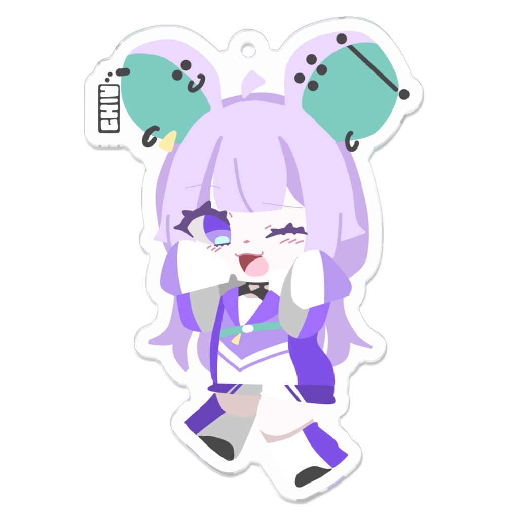 紫ノ宮ちうアクリルキーホルダーver.ジェネ媚