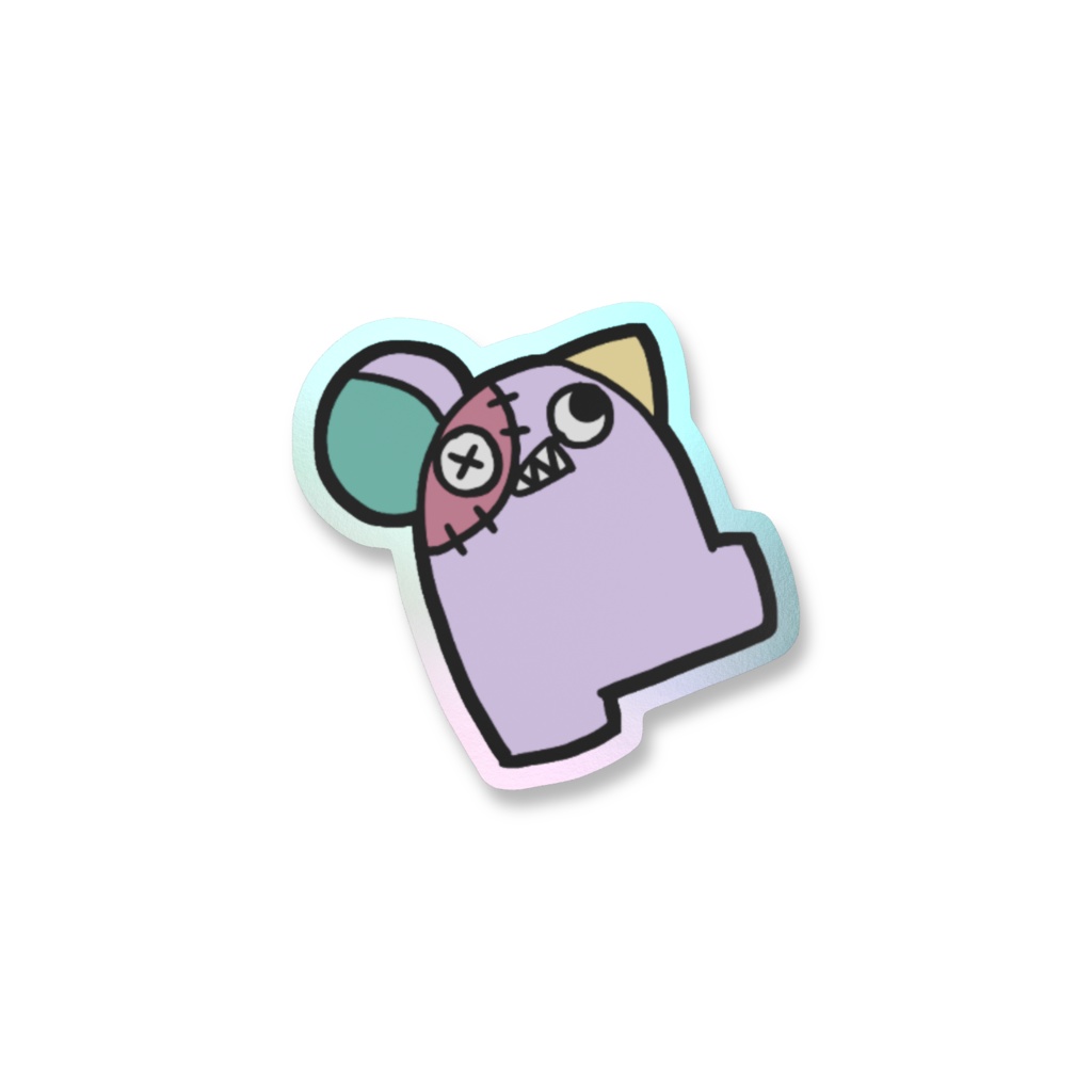 オーロラステッカーver.じょしゅくん