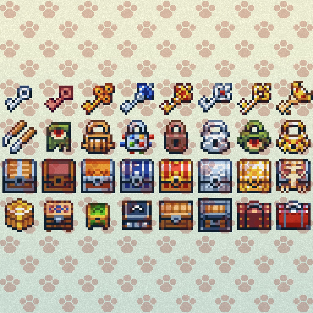 ドット絵アイコン 雑貨いっぱいパック