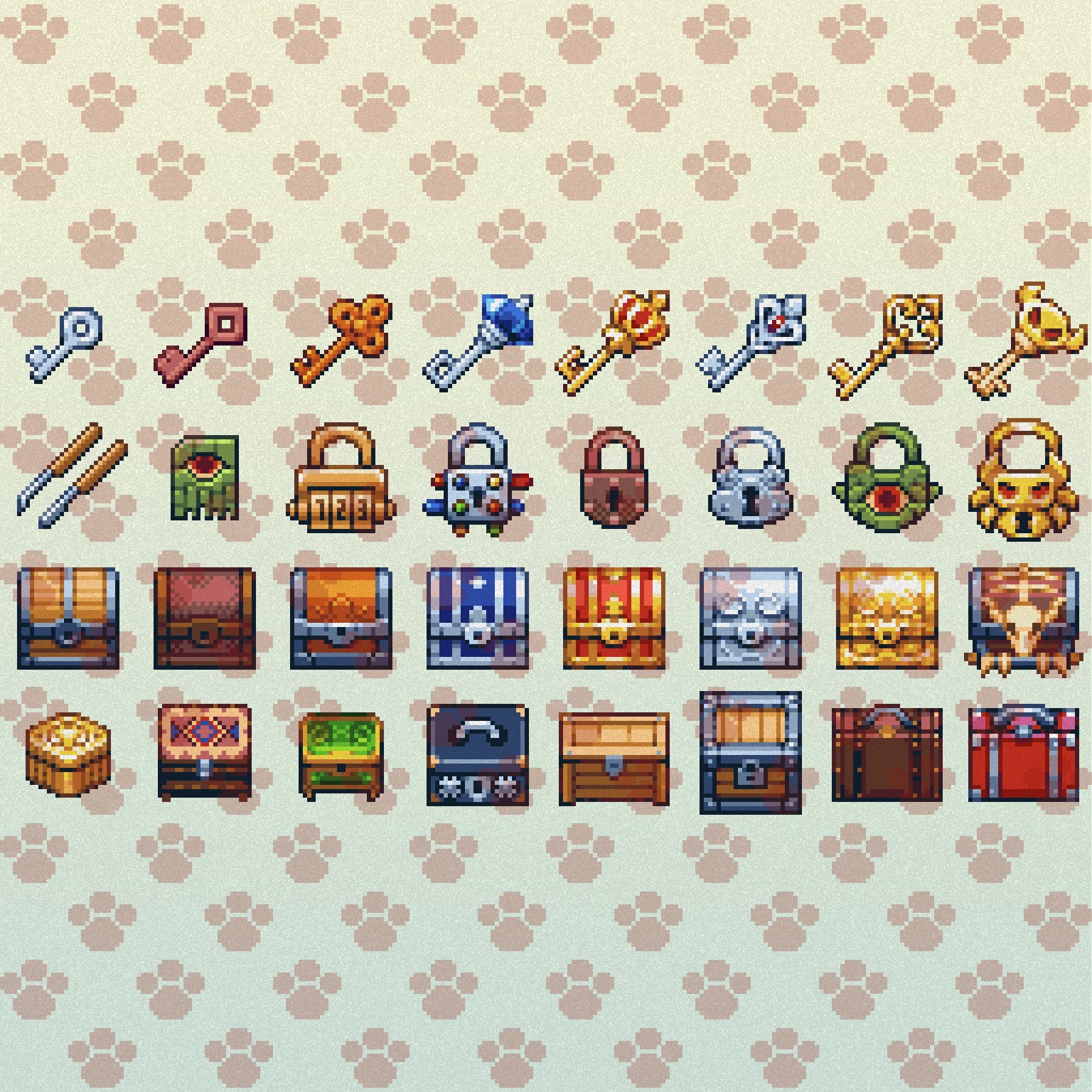 ドット絵アイコン 雑貨いっぱいパック