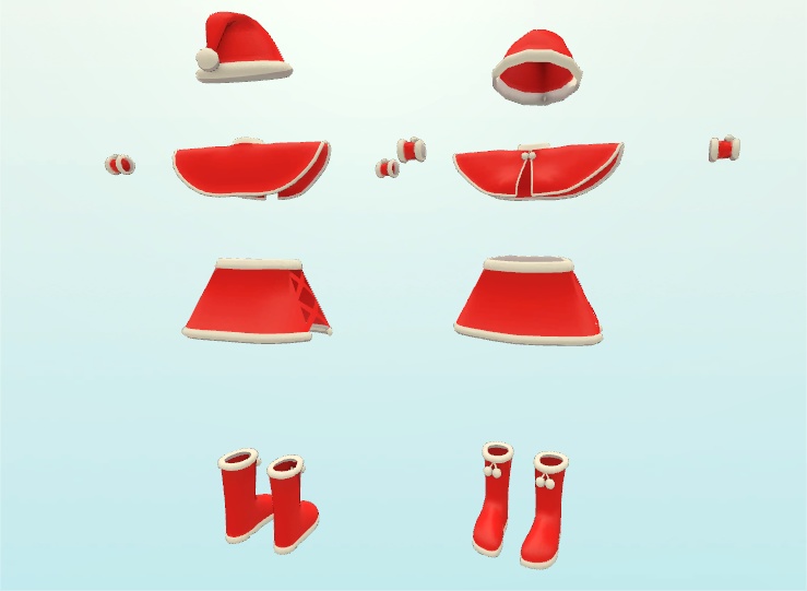 【Leeme&Reeva向け】サンタ衣装