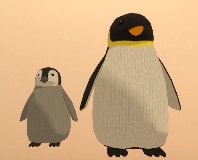 【無料】ぺんぎんのぬいぐるみ【3Dモデル】