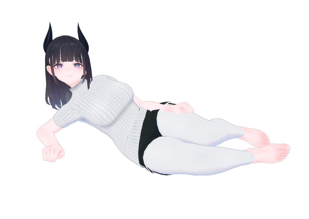 【くろなつ用】スリムフィットニット