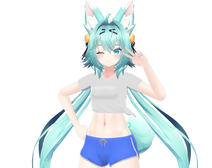 【竜胆用】シャツ&ドルフィンパンツ