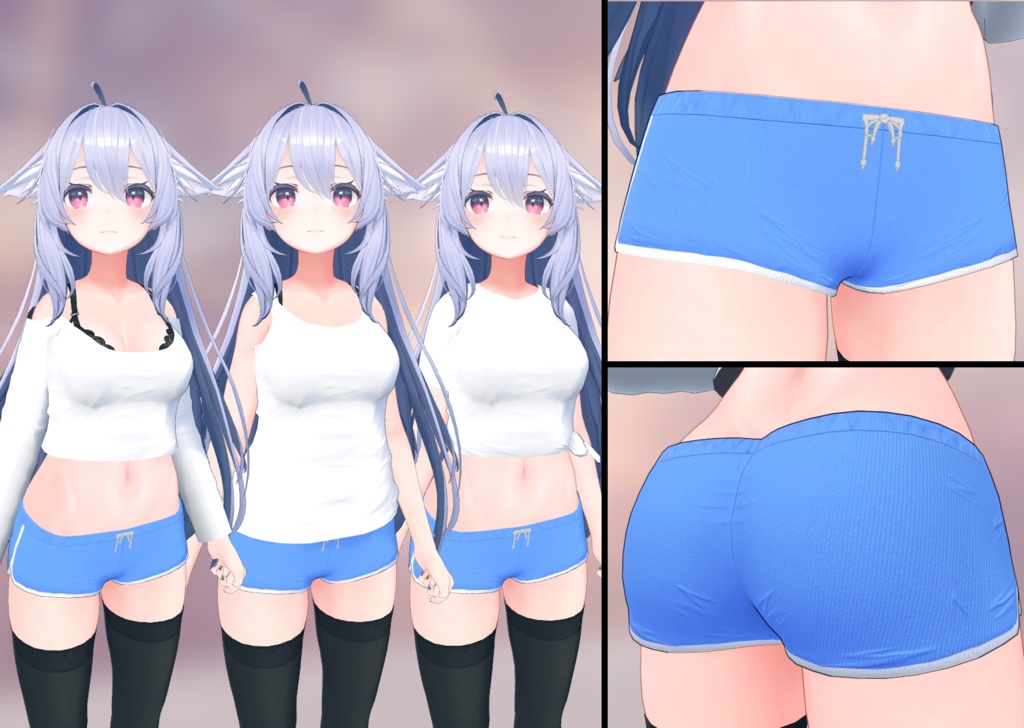 【桔梗用】シャツ&ドルフィンパンツ【kikyo用】