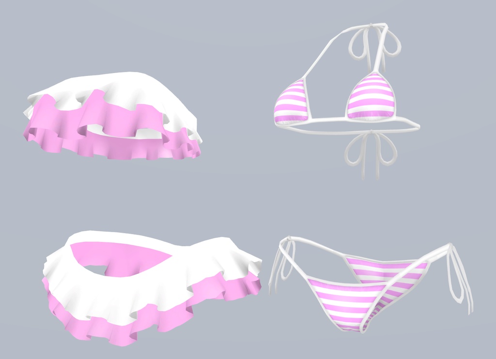 【セレスティア用】フリルビキニ【SELESTIA用】