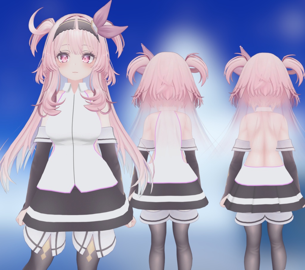 【セレスティア用】ノースリーブシャツ&ミニスカート【SELESTIA用】