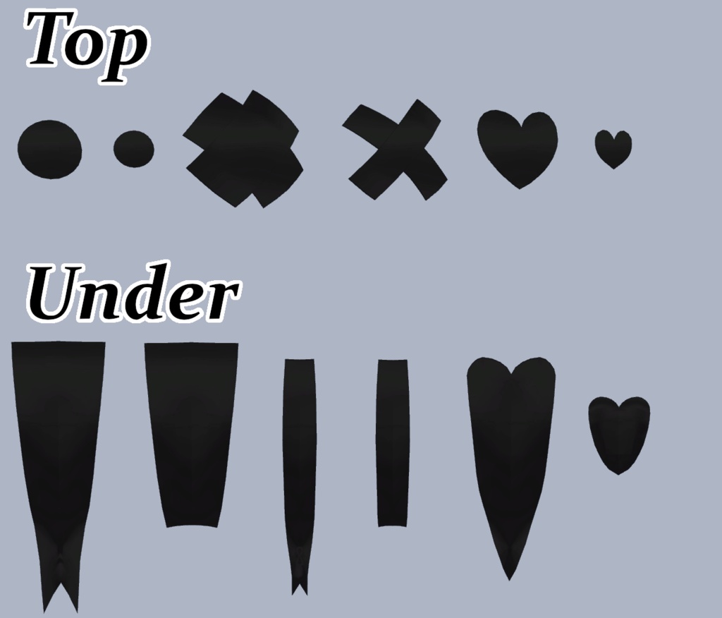 【萌用】前張り シール【Moe用】