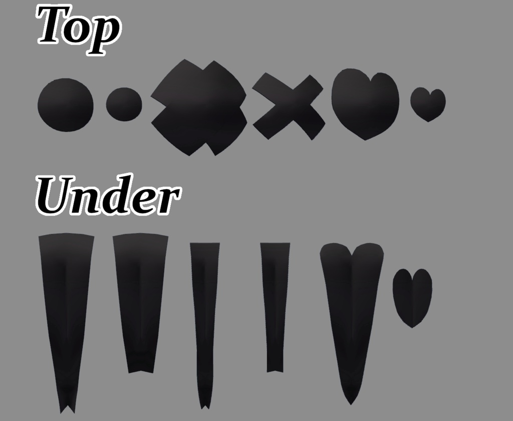 【セレスティア用】前張り シール【SELESTIA用】