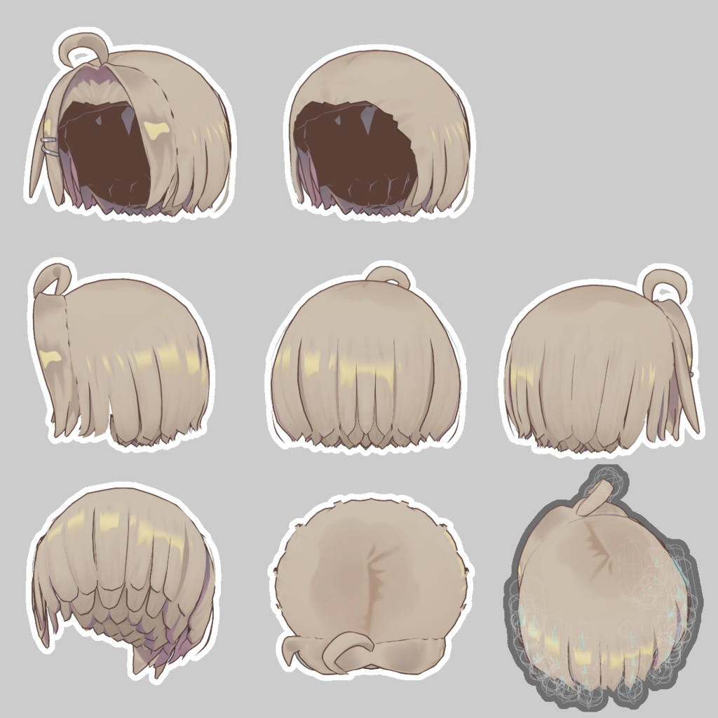 【キプフェル用】ショートヘア【Kipfel用】